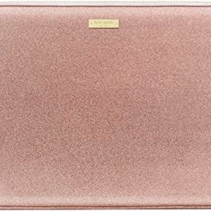 Kate Spade New York Rose Gold Glitter Sleeve for Laptop